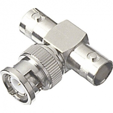 T Piece CCTV RCA DC RG BNC Connector Pack of 100 Pieces